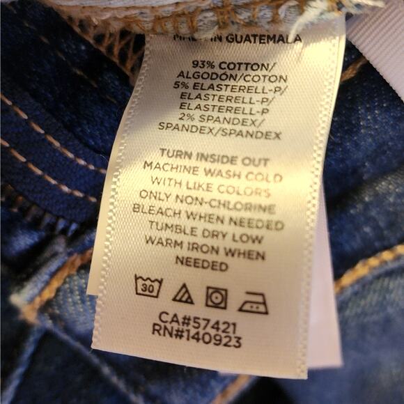 LOFT High Rise Kick Crop Flare Jeans Women's 14 Stretch - Picture 7 of 7